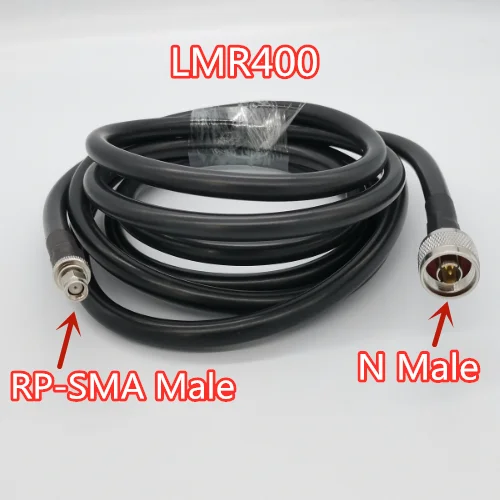 

LMR400 Cable N Male to RP SMA Male Connector RF Coaxial Pigtail Antenna Cable LMR-400 Jumper Cable