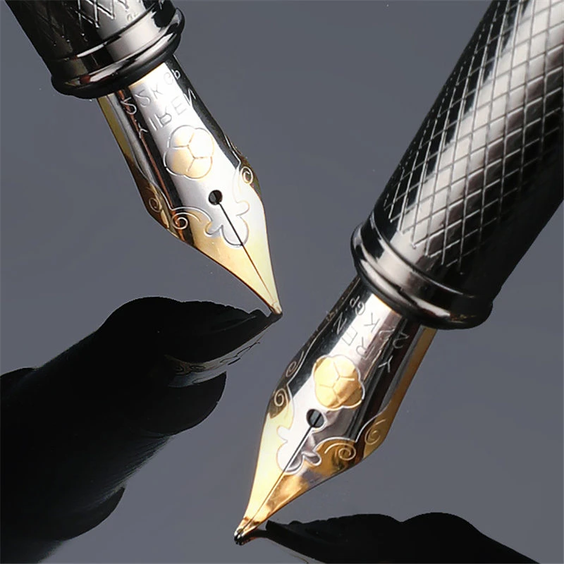 1PC High Quality Luxury Ink Nib Fountain Pen Gift Box Business Writing Signing Calligraphy Pens Office Stationery Supplies 03924 image 4