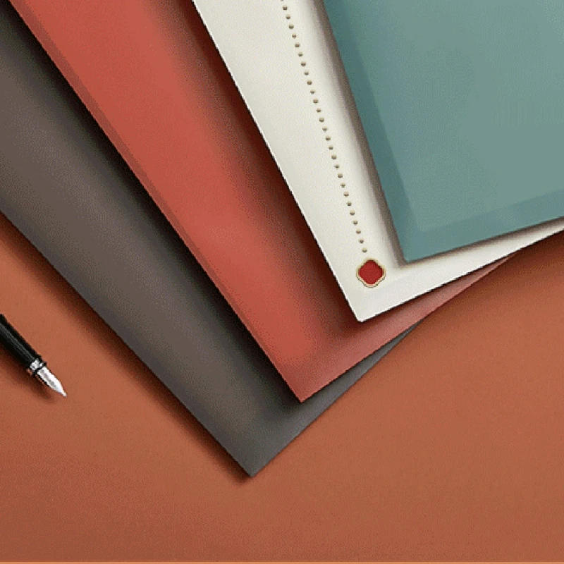 Retro Letter Size File Folder Larger Capacity Document Holder Waterproof Multi-Color for Office Schlool Random Color folder