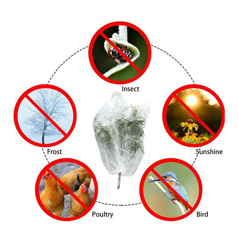 Bug Net Barrier Bag Tuinplant Fruit Groente Beschermhoes Tuingereedschap Fruitbarrière Cover Bag Kas Netting Insect