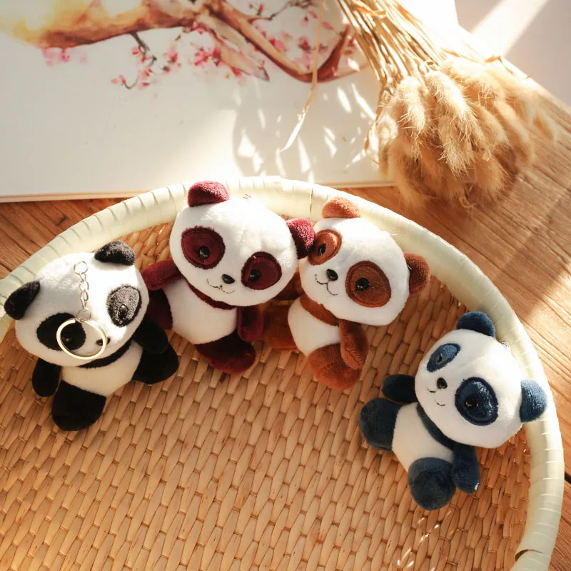 

Lovely Cute 11cm Gift Panda Small Plush Stuffed Toys Wedding Party Gift Plush Toys