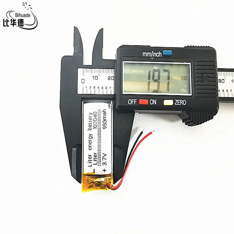 3.7V,950mAH 102040 Polymer lithium ion / Li-ion battery for tablet pc BANK,GPS,mp3,mp4