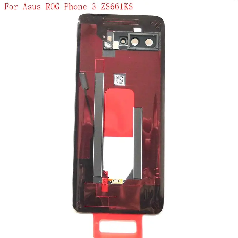 

Rog 3 original For Asus ROG Phone 3 ZS661KS I003D battery cover back rear frame housing with lens