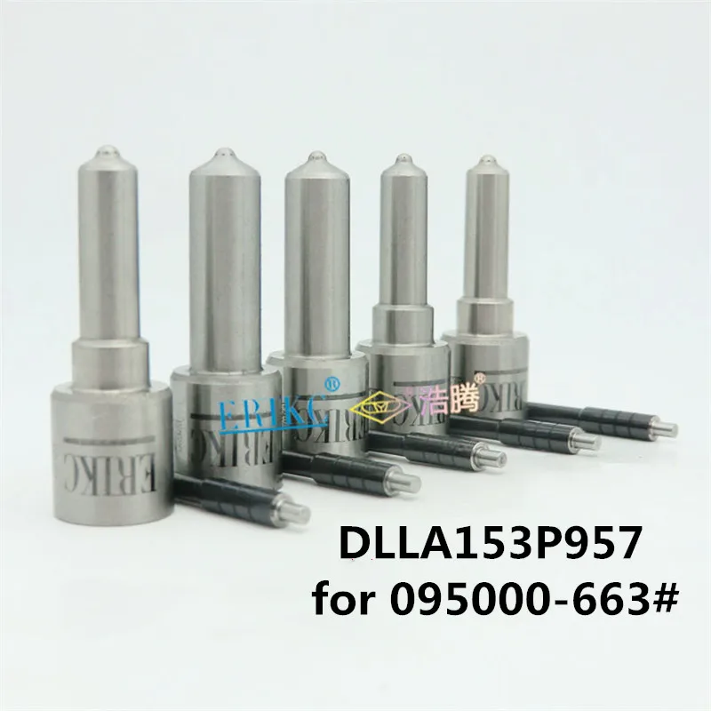 ERIKC dlla 152p879 Fuel Oil Burner Spray Nozzle DLLA153P957 Common Rail Injector DLLA 153P957  for DENSO 095000-663# Isuzu