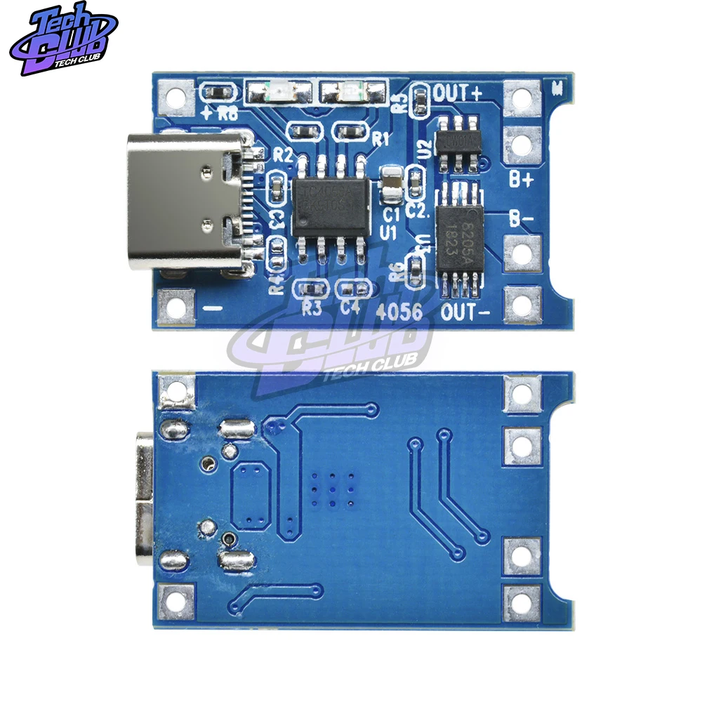 TC4056A TC4056 Lithium Battery Charger Module Type-c /Micro USB TC4056A 5V 1A 18650 Charging Board With Protection Dual Function