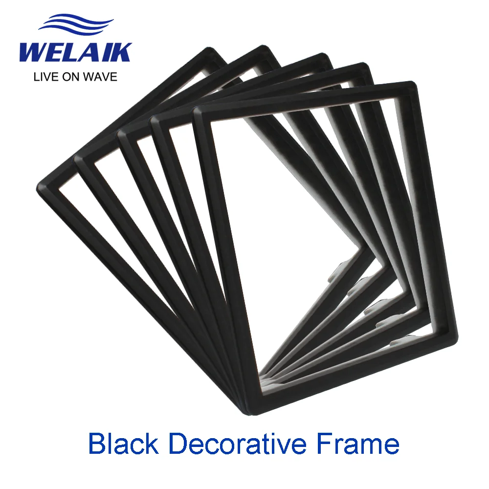 WELAIK EU silver-decorative frame-surface Chrome-plating-ZSK101Y