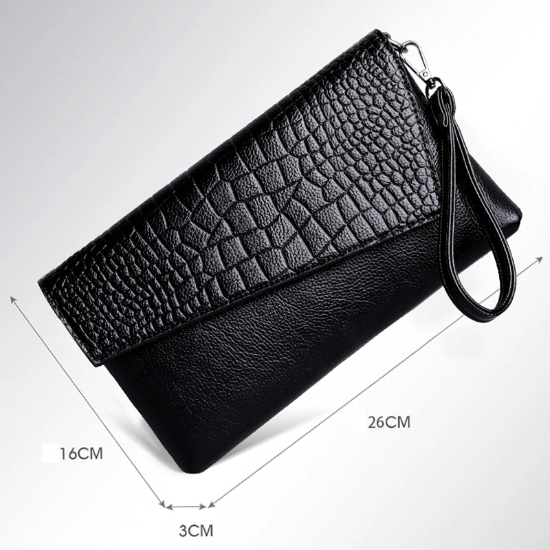 Frauen Flap Messenger Taschen Krokodil muster Design Schulter Taschen PU Leder Dame Mode Handtaschen Vintage Umhängetasche – Detail 26
