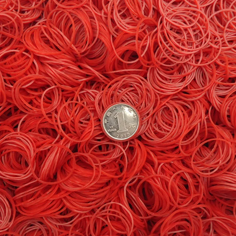 Diameter 19mm-60mm Red High Elastic Rubber Bands Supplies Stretchable O Rings