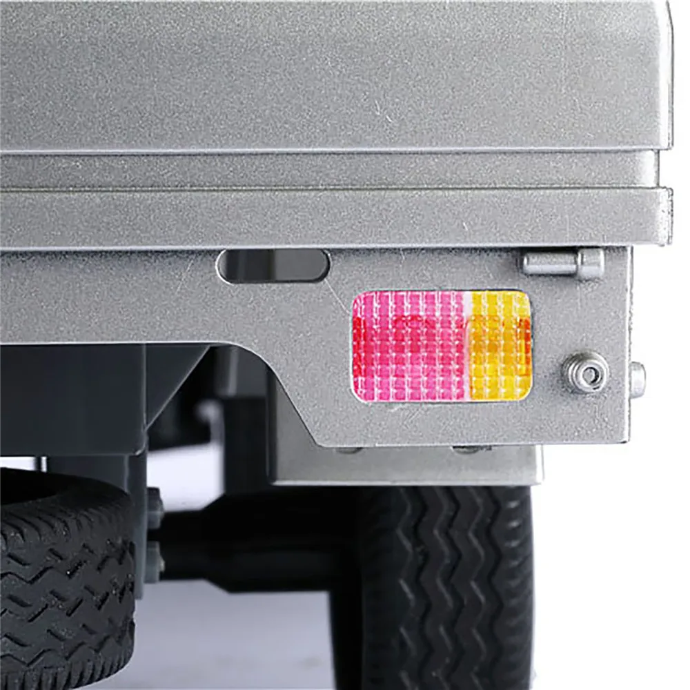 Taillight Cover Lampshade & Lamp Light for WPL D12 Mini RC Truck Model Car Accessories