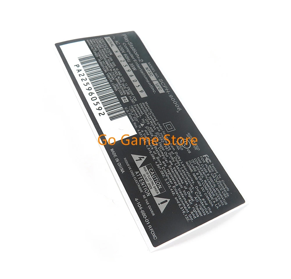 5 uds pegatina etiqueta cubierta de piel calcomanía envoltura para consola Playstation 2 PS2 7w 9w