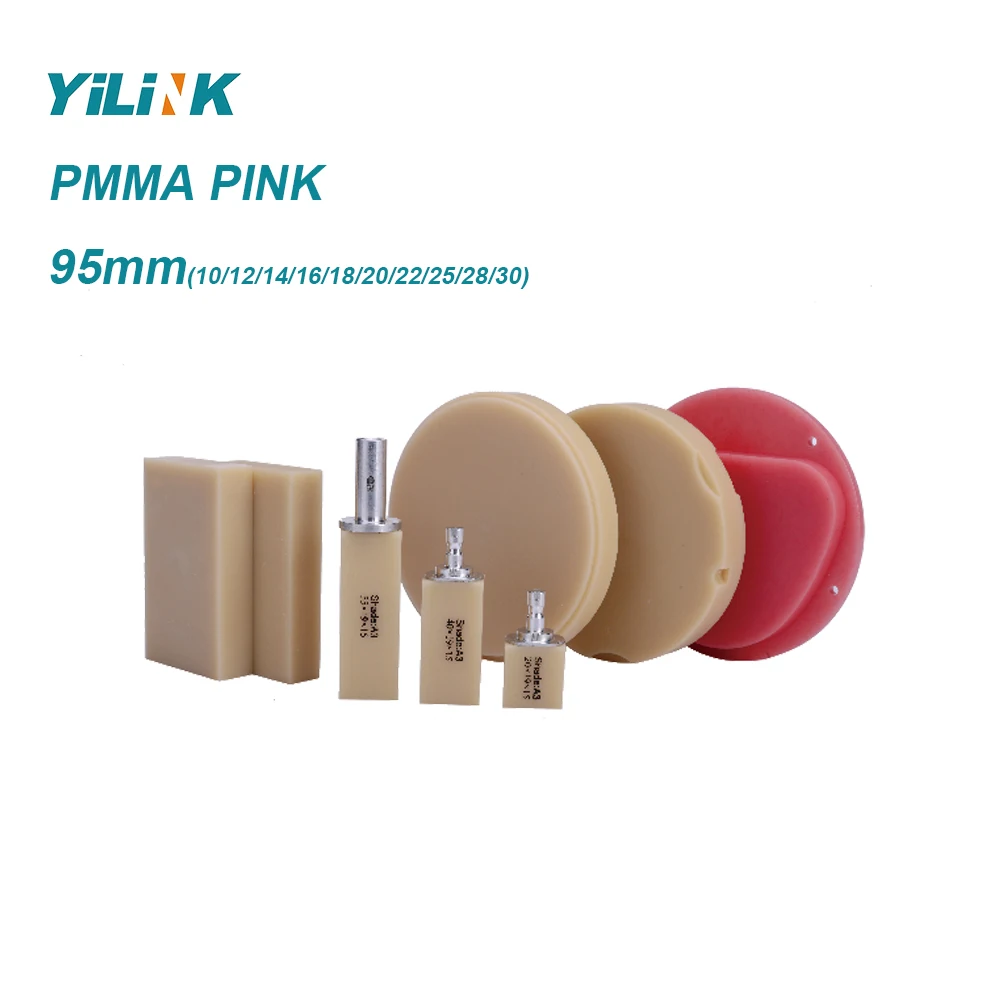 Yilink Dental Multilayer PMMA Thickness16 MM Vita 16 Colors for CAD CAM Open System