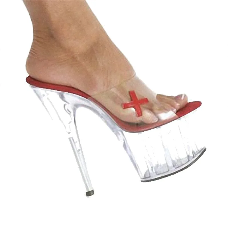 

15 cm super high heels sandals/crystal High heels performance wedding party shoes