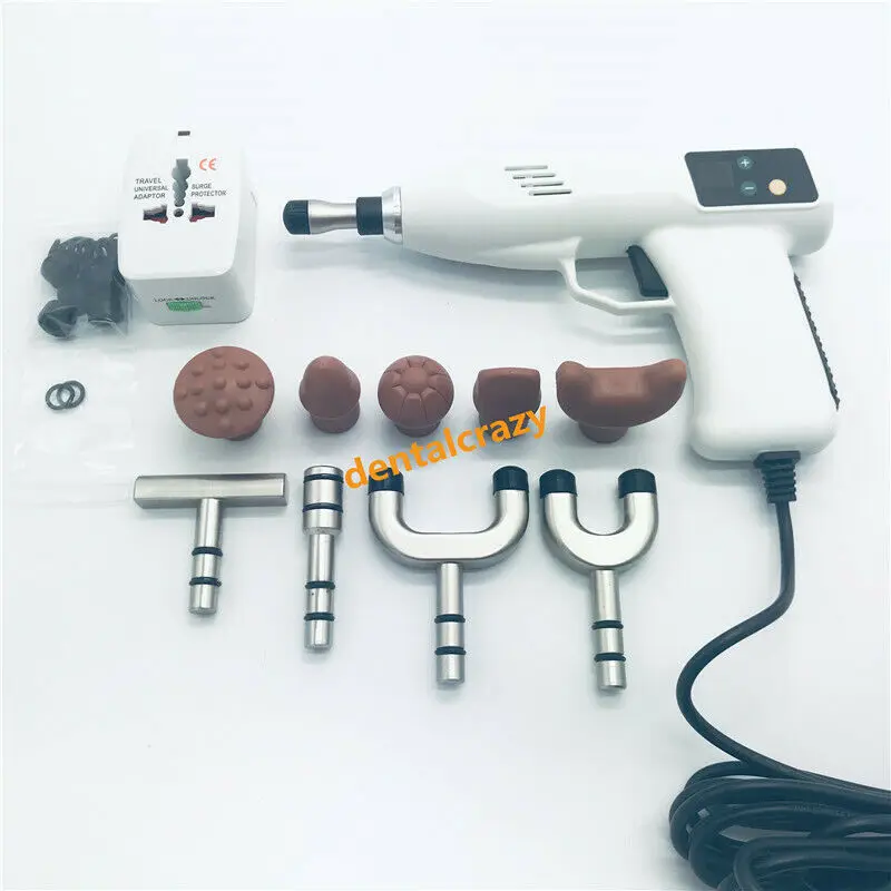 Electric Correction Gun Massager 4Level 10Heads Adjustable Chiropractic tools Hot sale