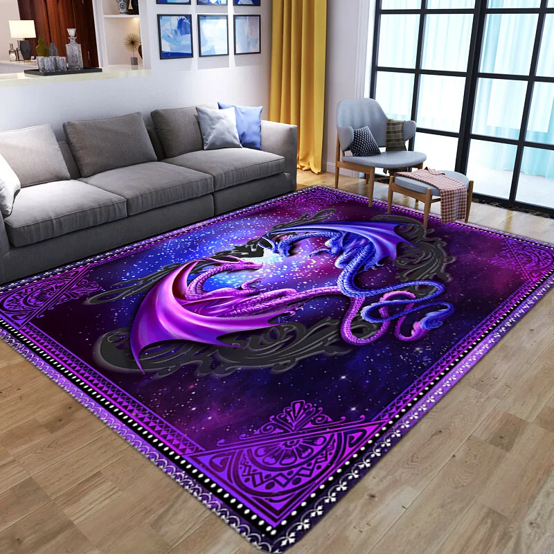 Flannel Kid Gamer Carpet Cartoons Child Bedroom Decoration Large Floor Rug Home Aisle Corridor Non-Slip Mat Kids play Area Rugs