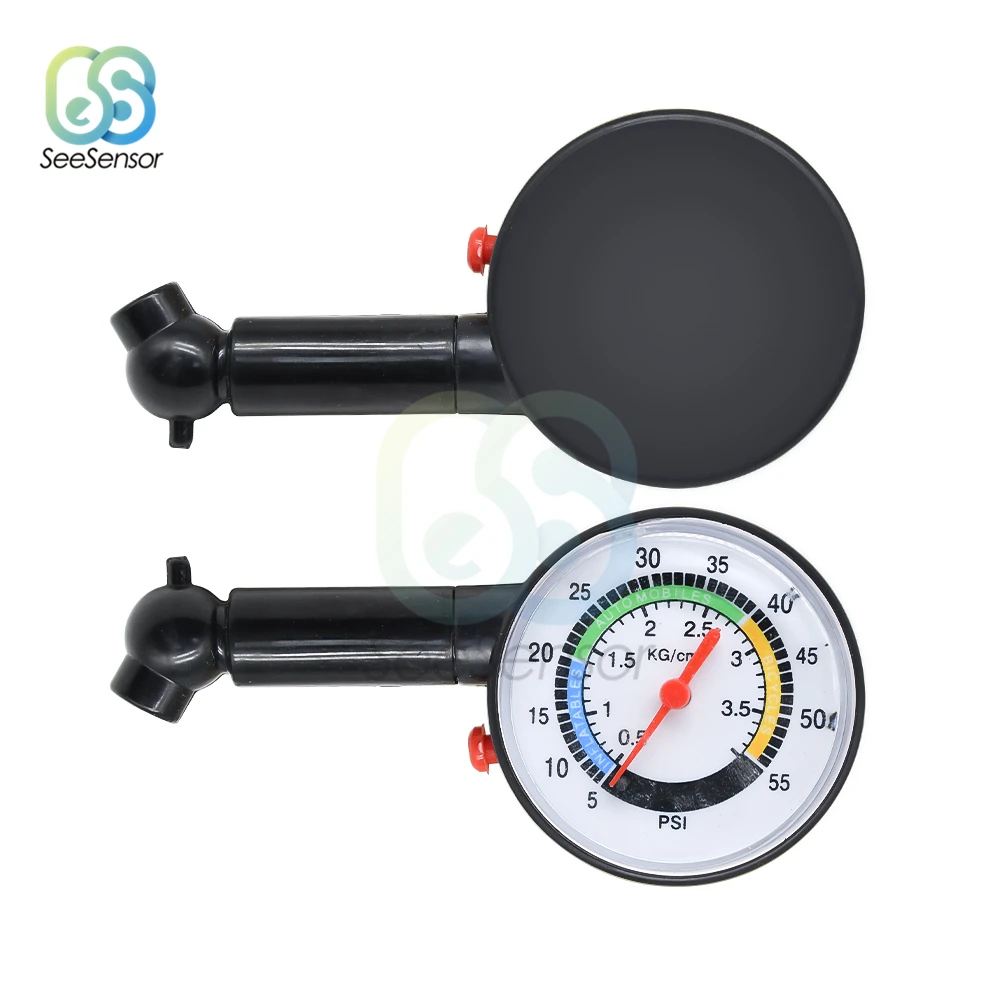 Car Tyre Tire Pressure Gauge For Car Auto Motorcycle Truck Bike Dial Meter Vehicle Tester Pressure Tyre Measurement Tool