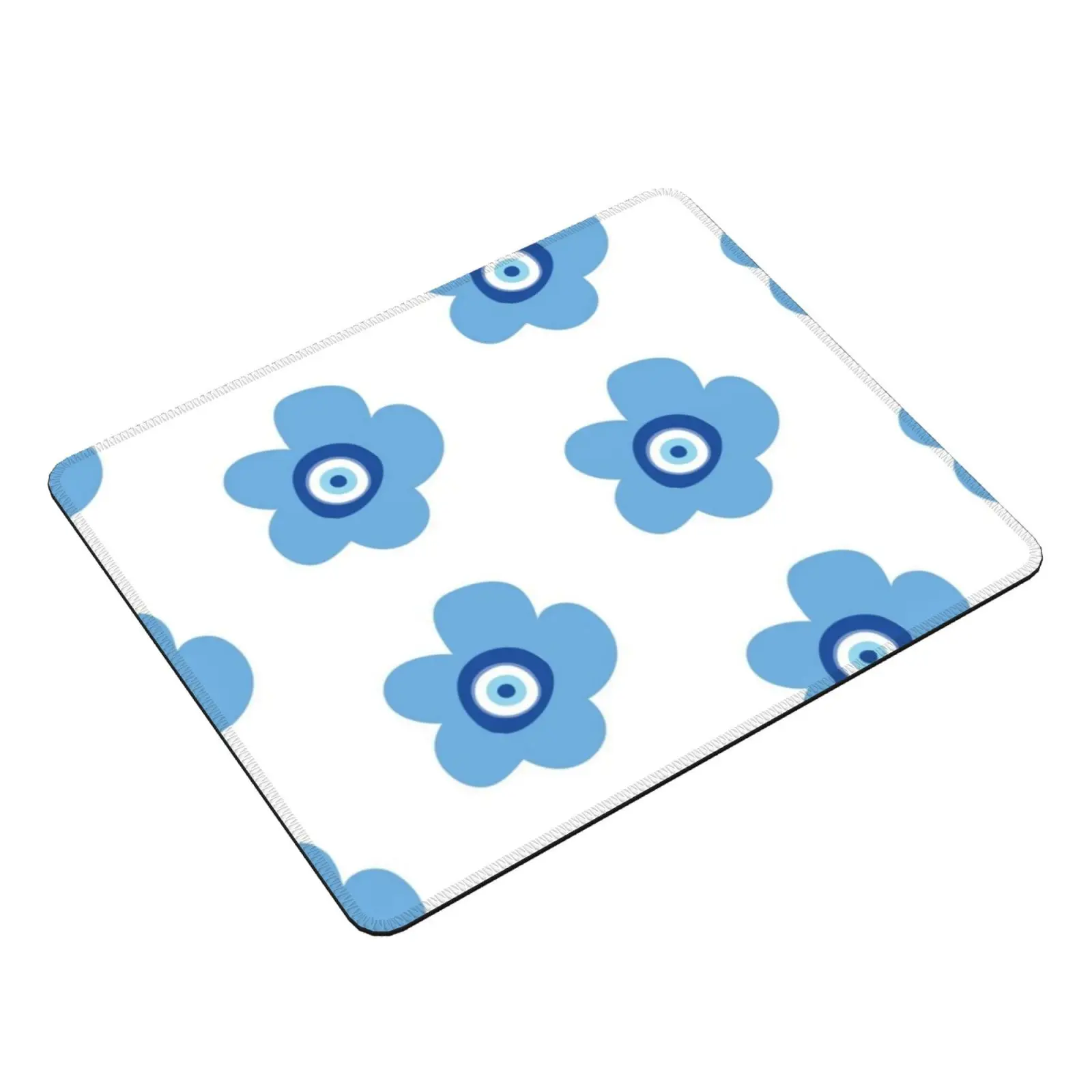 Mau olho papoula mouse pad diy imprimir mau olho papoula flor superstição israel judeu azul daisy ayin