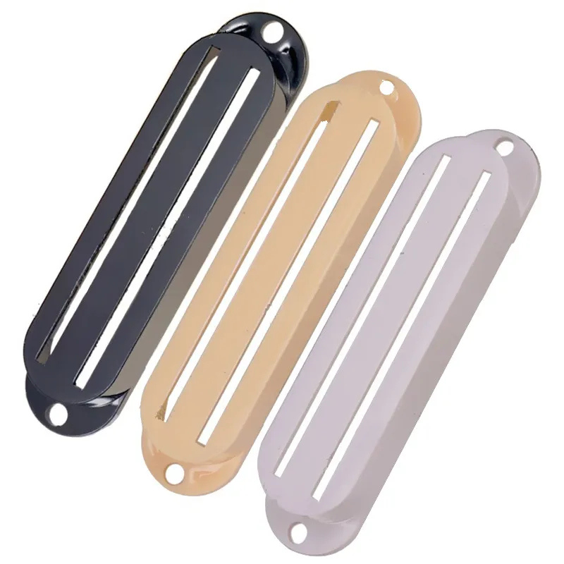 

3 Pcs Plastic Dual Rail Humbucker Pickups Pickup Covers For Electric Guitar Replacement Black White Cream For Choose