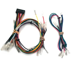 Universal Fighting Board Cables Quick Connect 20-Pin Joystick/Button Easy Plug Harness 4-Pin Touchpad Button Harness for Brook