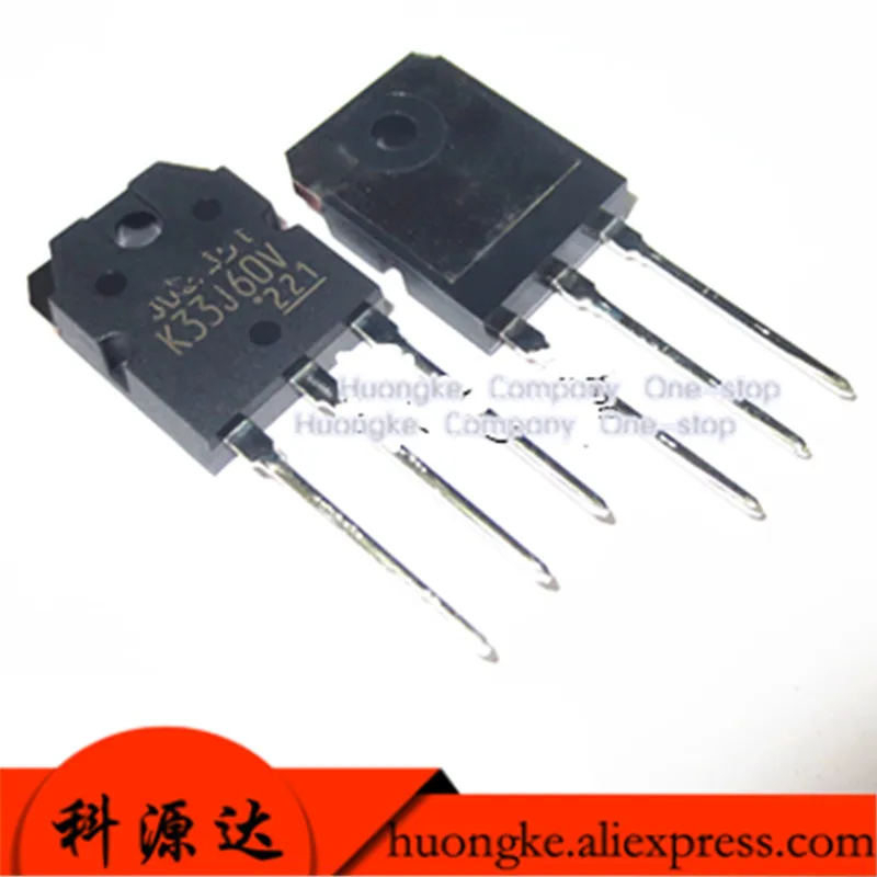 

5PCS/LOT K33J60V TO-3P 600V 33A IN STOCK