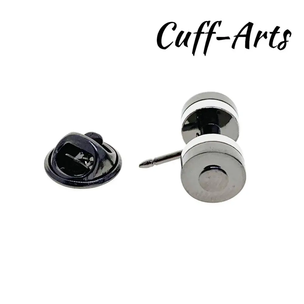 دبابيس طية صدر السترة للرجال ، دبابيس على شكل دمبل ، أسود ، كلاسيكي ، جديد ، P10357 ، 2019 #4