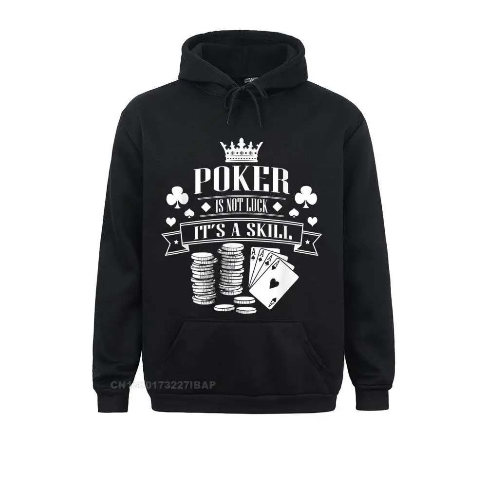 Poker Cool Gambling Casino Card Game Blackjack Crazy Hoodies For Adult Thanksgiving Day Sweatshirts Casual Hoods Funny