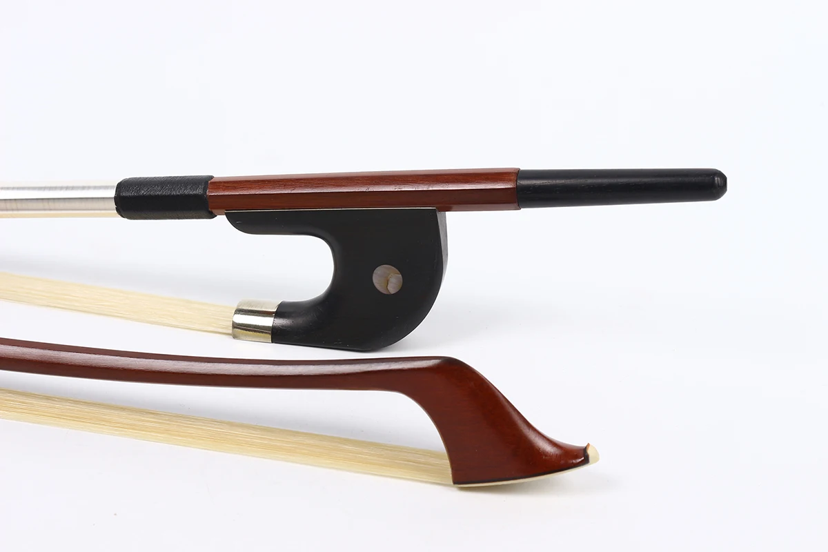 Yinfente German Style 3/4 upright Double Bass Bow High Quality Brazilwood Great Balance