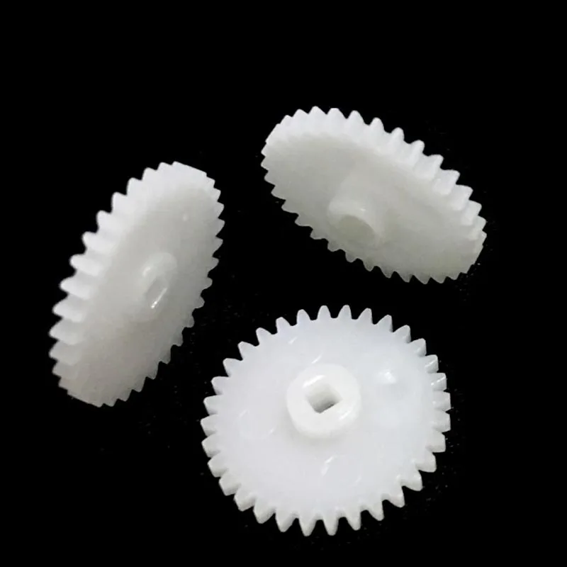 F322A 0.5M Pinion Square Shaft Hole Gear 32 Teeth OD= 16mm 2x2mm Hole Tight Motor Toy Parts