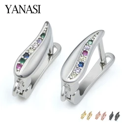 Leaf Earrings Hooks Jewelry Accessories Earwire Hooks Clasps DIY Crystal Pearl Tassel Earring Findings Components Wholesale