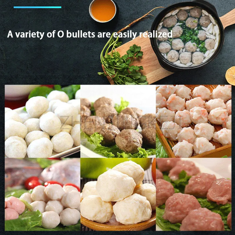 220V Commercial Meatball Beating Machine Hotel Use Fully Automatic Fast Beating Meat Economic Miniature Small Processing Device