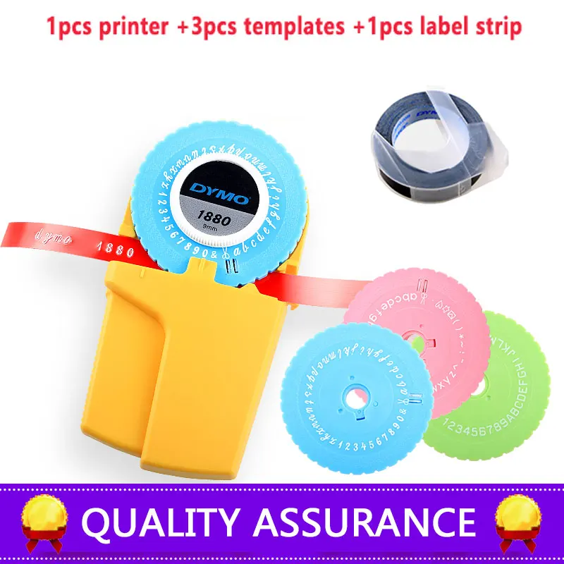 

New 3D DIY Manual Label Maker 9mm For Dymo 1880 Embossing Plastic pvc Label Manual Label printer