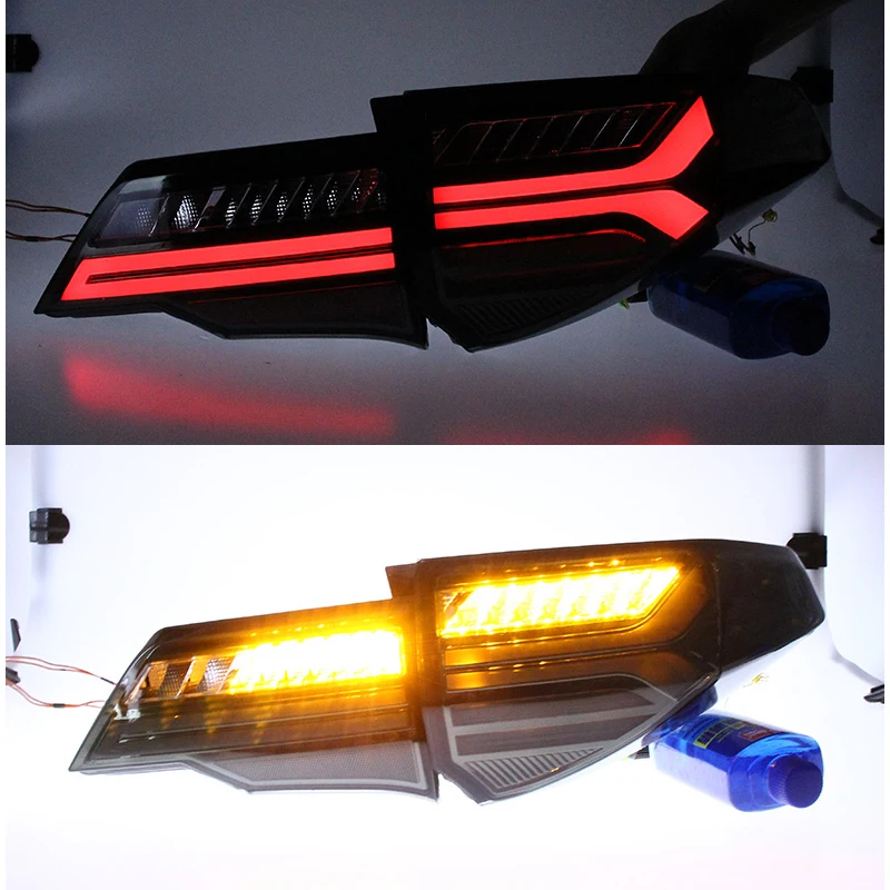 Car Styling Taillights for Honda CITY  2015 2016 2017 2018 2019 LED Tail Light DRL Tail Lamp Turn Signal Rear Reverse Brake