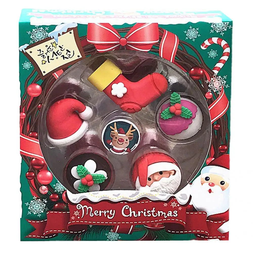 Mini Eraser 3D Puzzle Eraser Cute Simple  Lightweight Classroom Reward Rubber Eraser