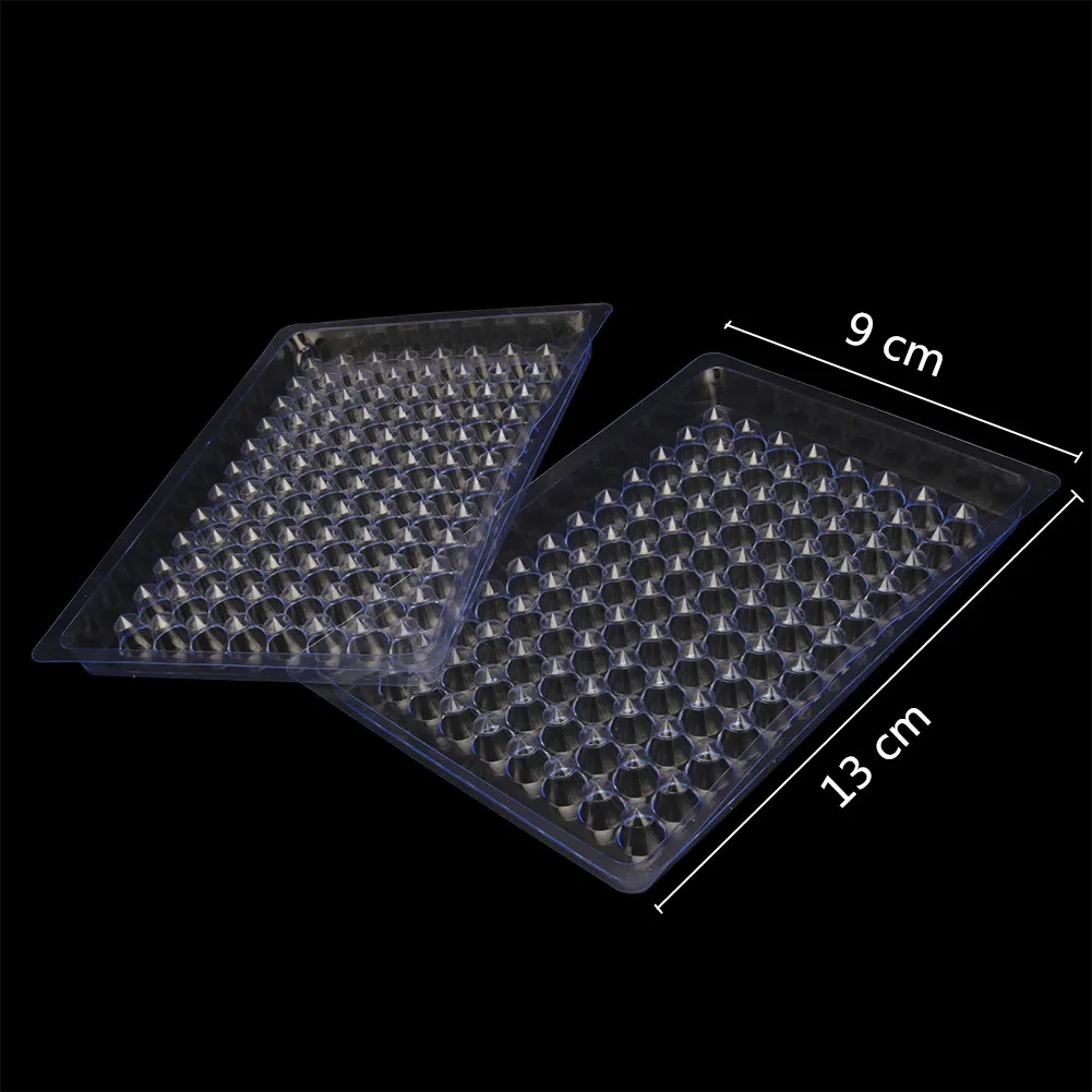 Plastic 96 Holes Hemagglutination Reaction Plate Blood Clotting Board V type 90°/V type 110°/U type Laboratory Supplies