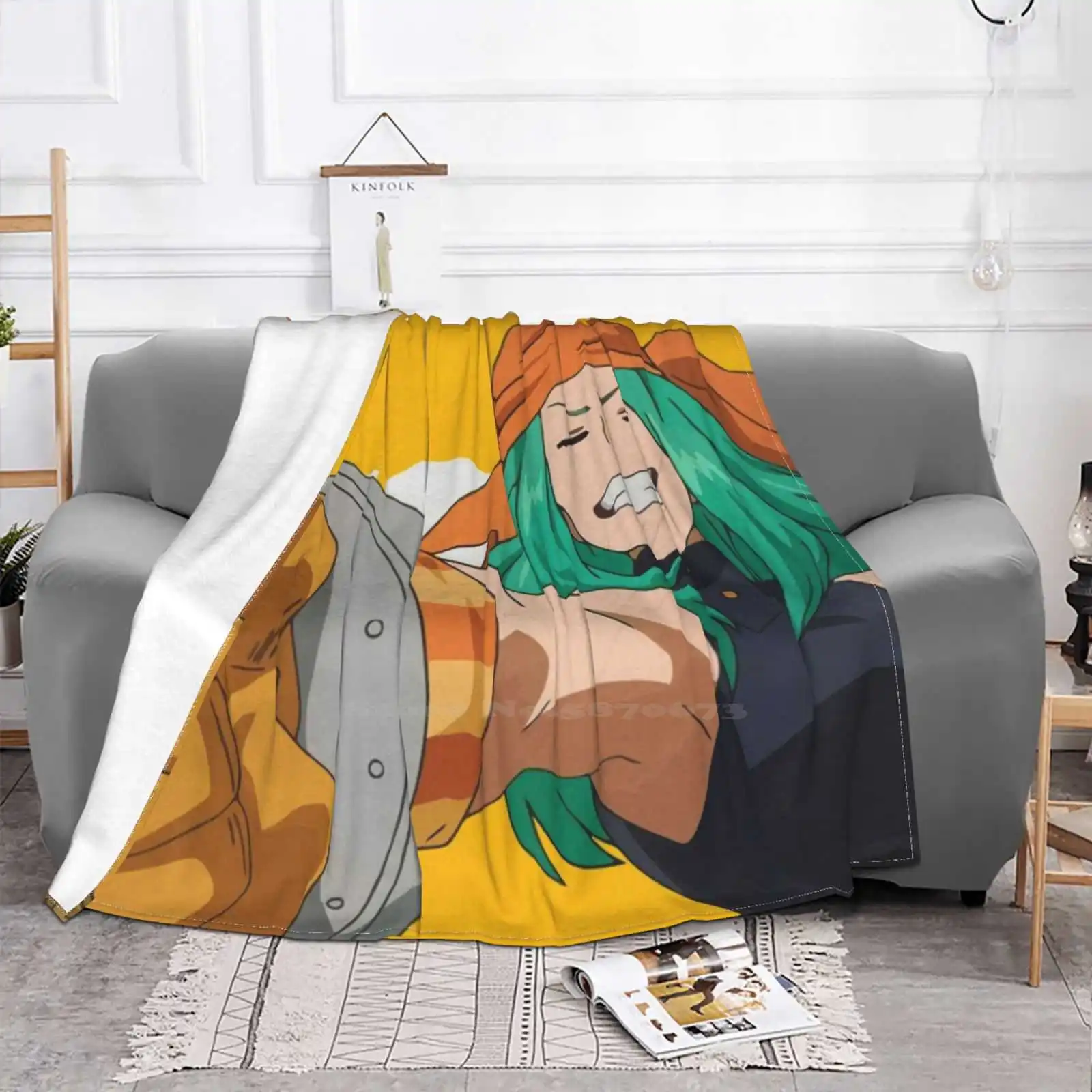 Ms. Joke Is Fashion Soft Warm Flannel Blanket Emi Fukukado Joke Joker Toshinori Yagi Izuku Midoriya Midoriya Izuku Uraraka