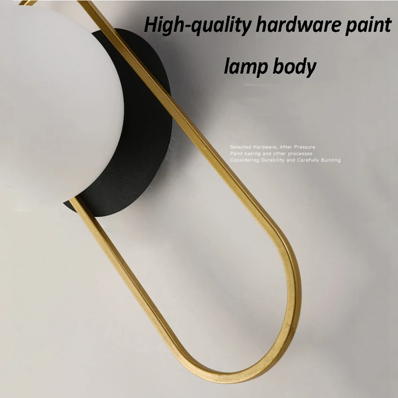 7 واط الشمال الجدار مصباح G9 الزجاج الشمعدان ضوء غرفة المعيشة غرفة نوم زخرفة خلفية الصدرية دراسة السرير فندق متجر الممر الإضاءة #5