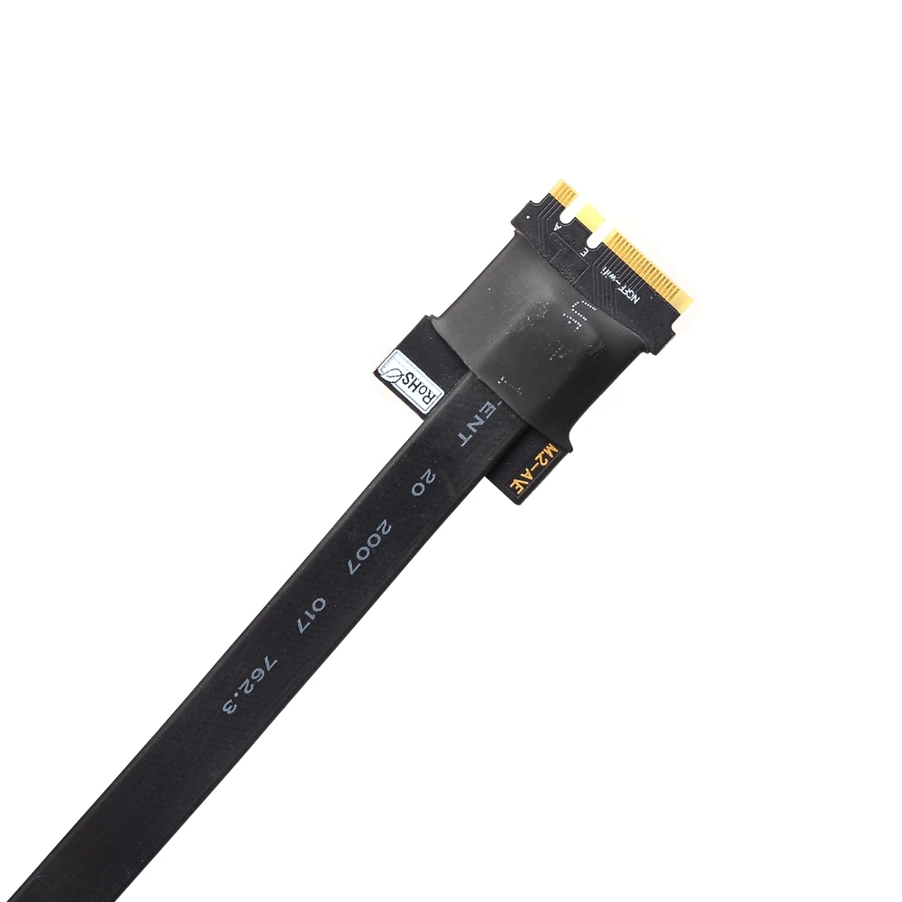 PCI-E NGFF M.2 A/E Key to PCIe 3.0 X1 Extension Extender Cable Angled PCI-Express Customized Lengths 5CM to 50CM