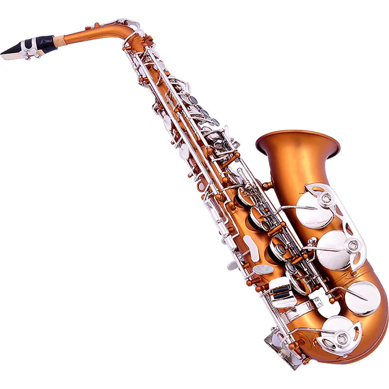 Il belin Eb Alto Saxophone New Arrival Brass  Music Instrument Coffee E-flat Sax with Case Accessories Frosted surface