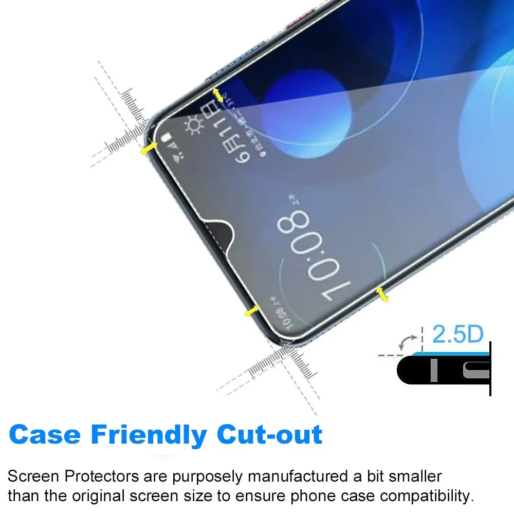 Tempered Glass For Doogee S59 S40 S59 S60Lite S90 S90C S95 S88 Pro Y9 Plus N10 N20 N100 X90 X90L Screen Protector Doogee X95 Pro