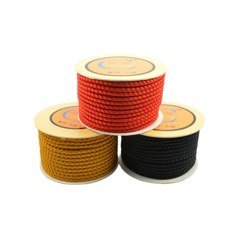 

Twisted Twine 4mm Durable Chinese Knot Thread Cord Braid Dragon Scale Line DIY Craft Findngs for Beading Necklace Jewelry Making