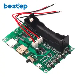 XH-A150 Lithium Battery Bluetooth Digital Power Amplifier Board 5W+5W Mouth Power DIY Small Speaker Rechargeable for Android