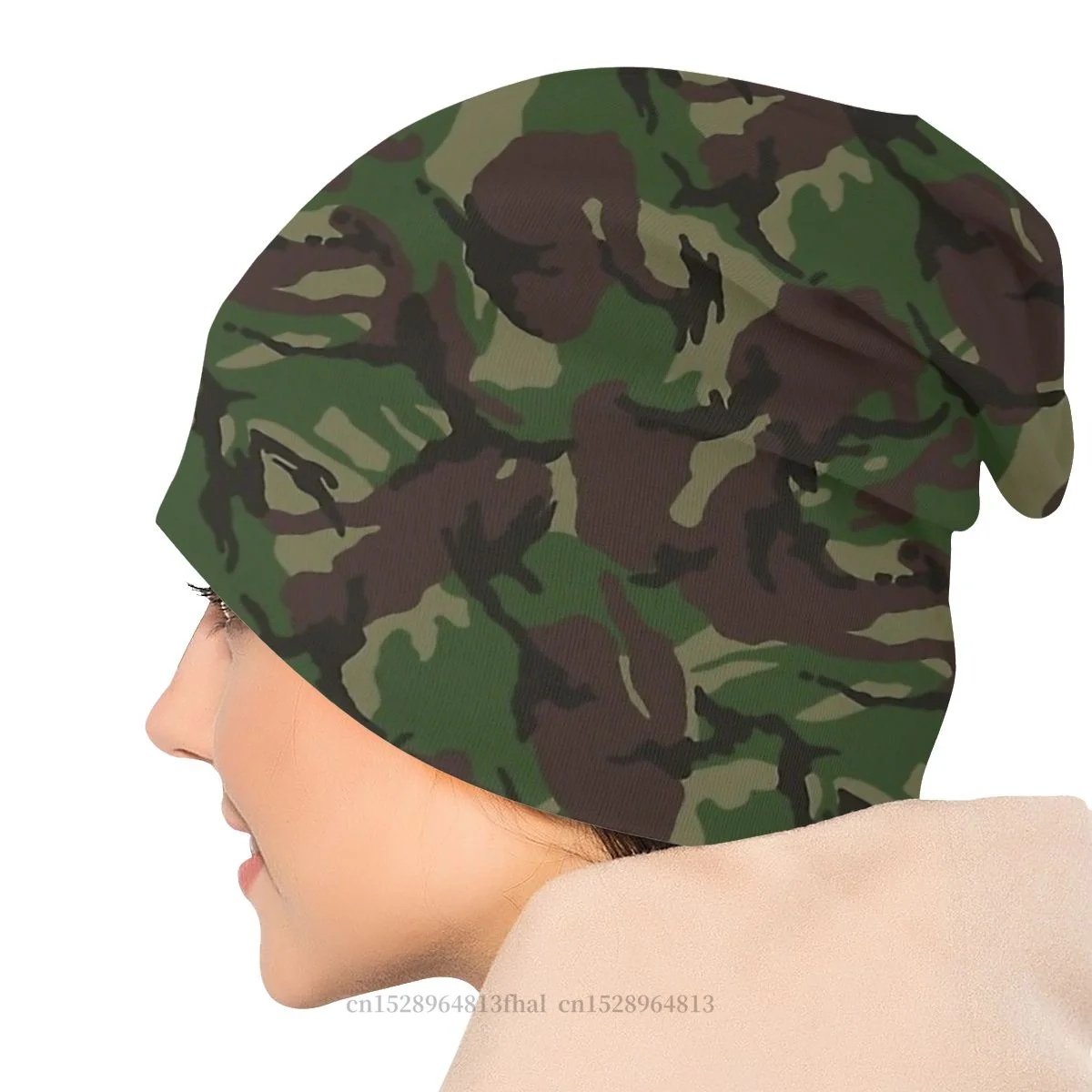 Camo Camouflage Army Fashion Beanie Hats British DPM Skullies Beanies Hat Bonnet Hipster Caps Men Women\'s Earmuffs