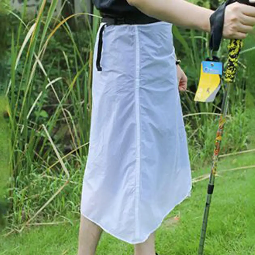 Packable Rain spódnica Nylon wodoodporny płaszcz przeciwdeszczowy płaszcz przeciwdeszczowy UnisexRain Liner spódnica długi deszcz Kilt piesze wycieczki odzież przeciwdeszczowa artykuły kempingowe — zdjęcie 5