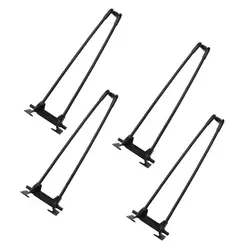 4Pcs Heavy Duty Hairpin Laptop Desk Foldable Legs Folding Coffee Table Legs