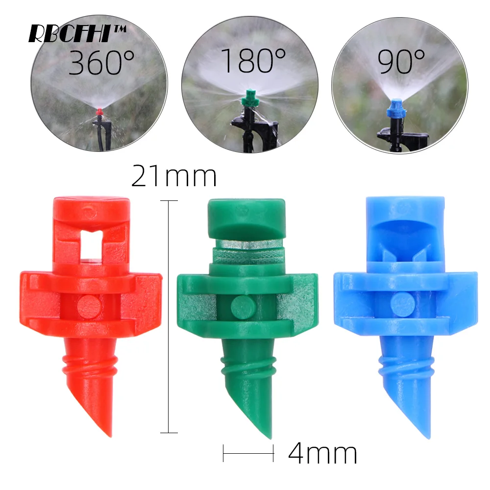 Mikro dysza zamgławiająca 90/180/360 stopni na kołku 11cm Złącze 1/4 \