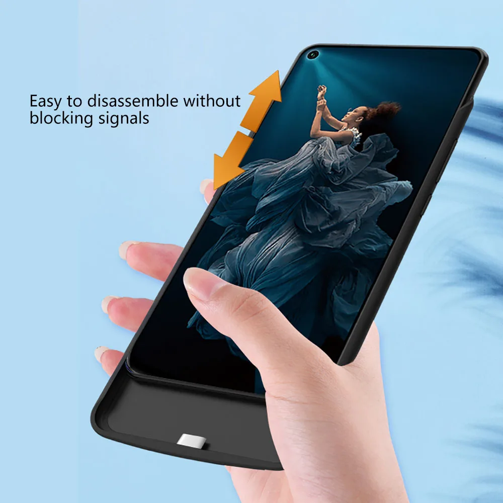 Phone case For Huawei Nova 5T Slim Battery Charger Case Backup Powerbank Charging Cover For Huawei Nova5t Charging Back covet