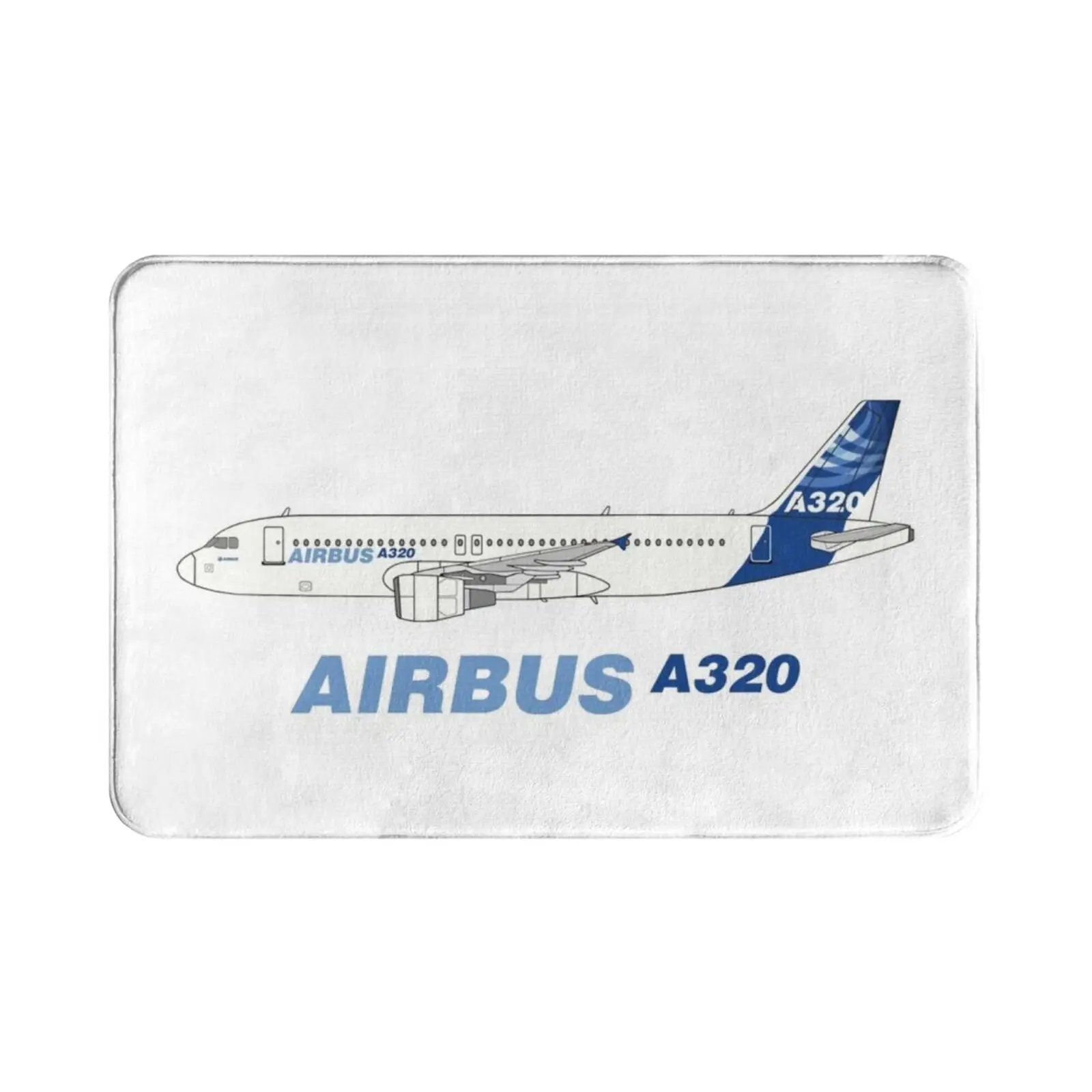 Airbus A320 Illustration Carpet Mat Rug Cushion Airbus A320 A320 Airbus A320 Airbus Airplane Line Drawing Line Art