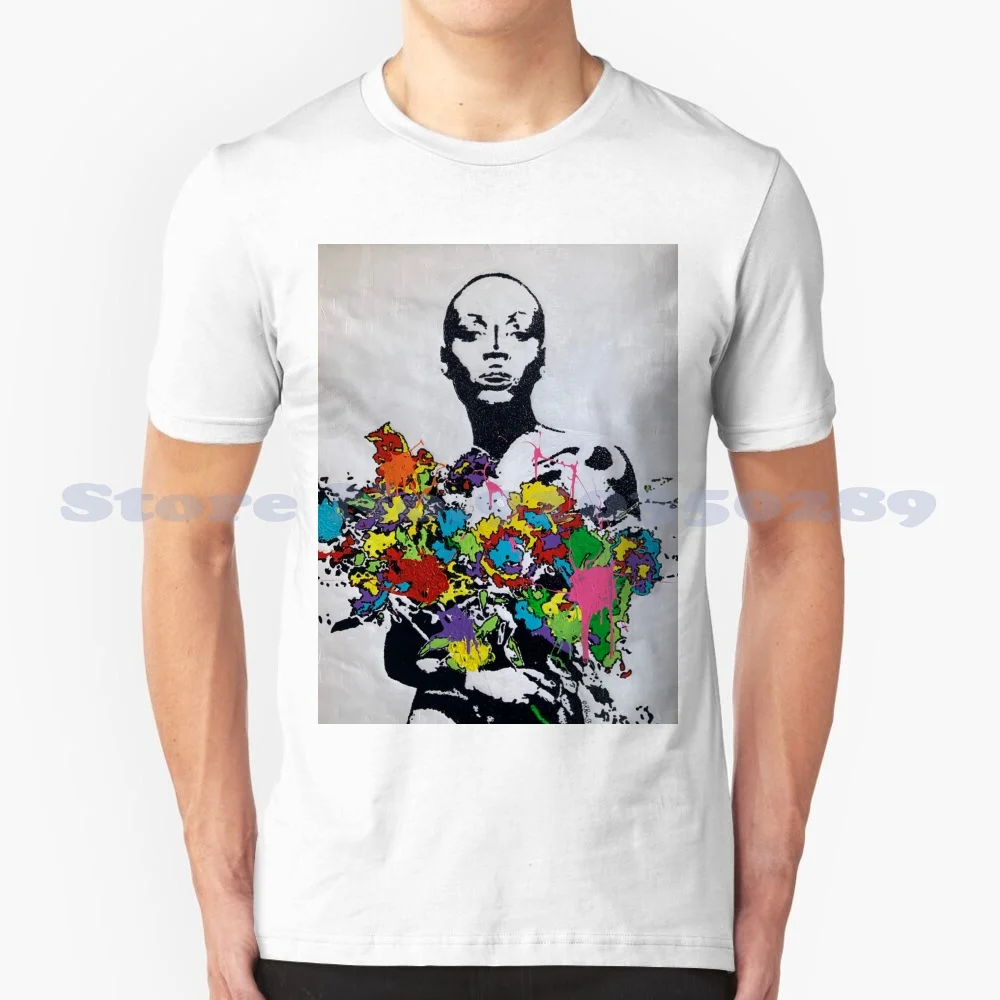 Blessed Be 2 100% Cotton T-Shirt Expressionist Painting