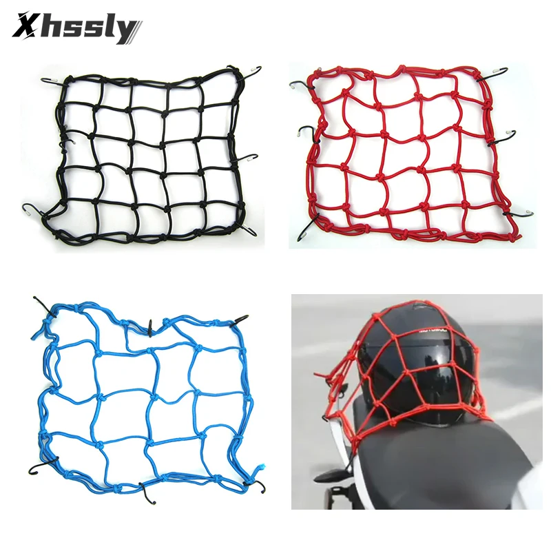 Motorcycle Helmet Luggage Net Motorbike Cargo Storage Mesh For HONDA Cbr600F4I Fmx 650 St1100 Sh 125I Cb650F Cb 650R Cbr 600 Rr