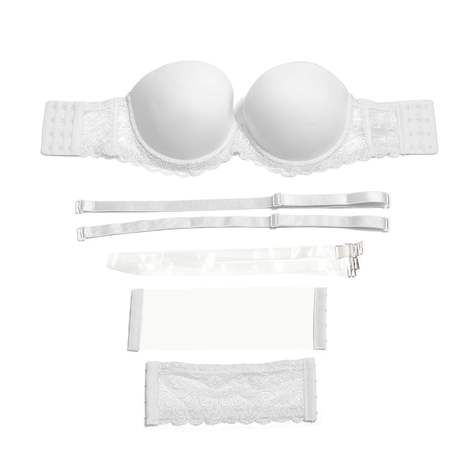 

Sexy Women Lace Bra B C DD DDD E F G Cup Underwire Gather Adjusted Convertible Plunge Lingerie Bras For Women Embroidery