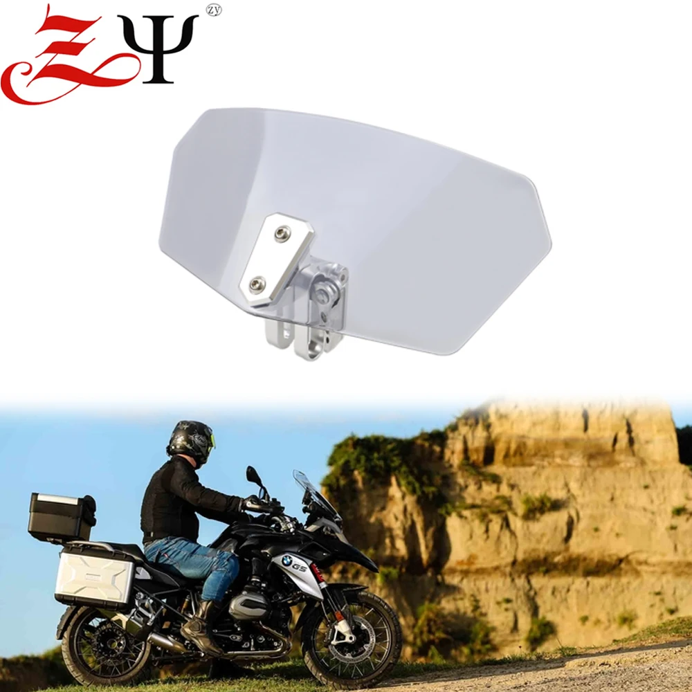 

For BMW R1200GS R1250GS F850GS F750GS F900XR K1600 Universal Motorcycle Windshield Screen Extension Wind Deflector Clip-on